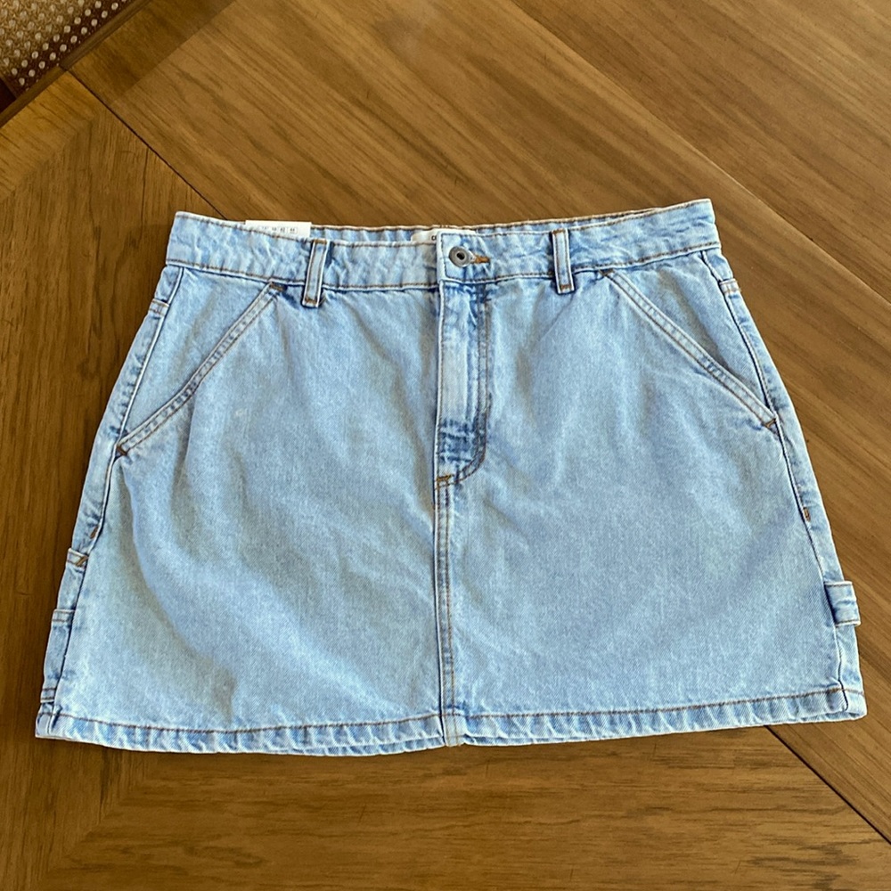 COTTON ON CARGO DENIM MINI SKIRT